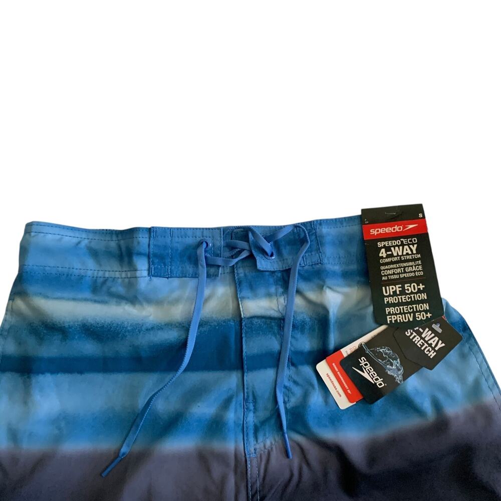 Speedo Men's Size S 4-Way Stretch 20" Coastal Bondi Board Shorts UPF 50+ New - Picture 5 of 13